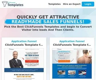 Cffunnelstemplates.com(Grow your business through highest converting ClickFunnels templates Premium ClickFunnels Templates) Screenshot