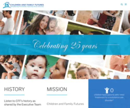 Cffutures.com(Children and Family Futures) Screenshot