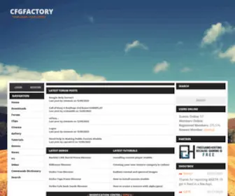 CFgfactory.com(CFgfactory) Screenshot