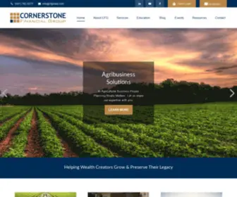 Cfgiowa.com(Cornerstone Financial Group) Screenshot