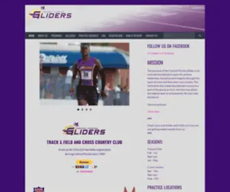 CFgliders.com(Central Florida Gliders Track & Field and Cross Country Club) Screenshot