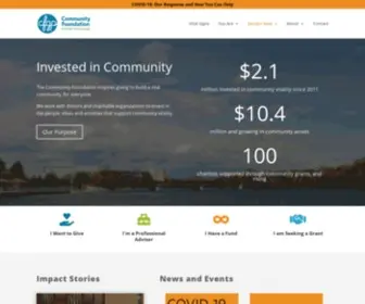 CFGP.ca(Community Foundation of Greater Peterborough) Screenshot