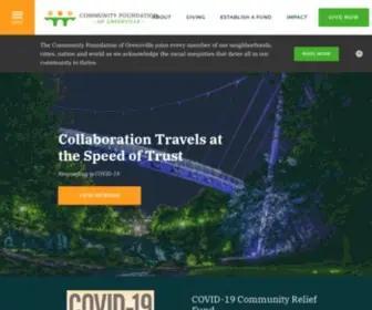 CFgreenville.org(Community Foundation of Greenville) Screenshot
