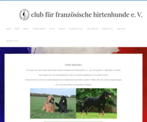 CFH-Net.de(Club für französische hirtenhunde e) Screenshot