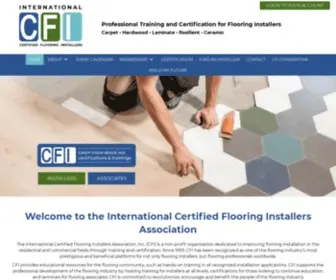 Cfi-Installers.org(International Certified Flooring Installers Association) Screenshot