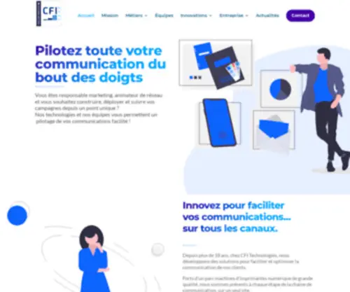 Cfi-Technologies.fr(CFI Technologies) Screenshot