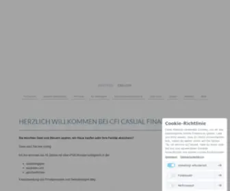 Cfi1.ch(HERZLICH WILLKOMMEN BEI CFI CASUAL FINANCE) Screenshot