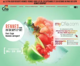 Cfiaexpo.com(Salon CFIA 2022 Rennes) Screenshot