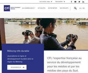 Cfi.fr(CFI, agence fran) Screenshot