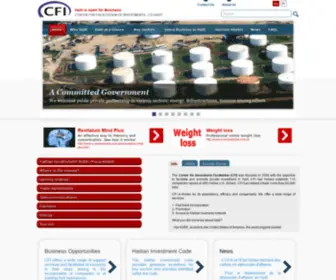 Cfihaiti.net(Invest in Haiti) Screenshot