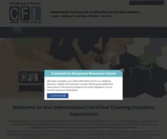 Cfiinstallers.com(International Certified Flooring Installers Association) Screenshot