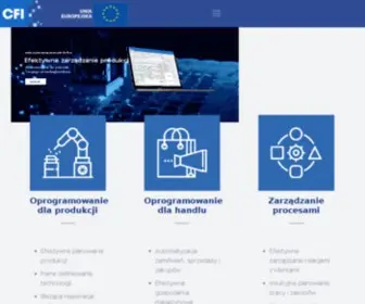 Cfi.pl(Inteligentny system ERP dla firm) Screenshot