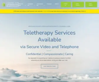 Cfir.ca(Psychologists Psychotherapists Counsellors) Screenshot