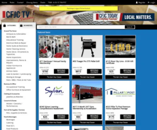 CFJCtvauction.com(CFJC TV Auction) Screenshot