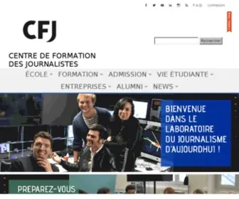 CFjparis.com(CFJ) Screenshot