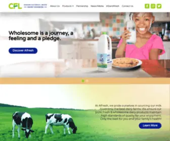 CFldairy.com(Canaan Factories Limited) Screenshot