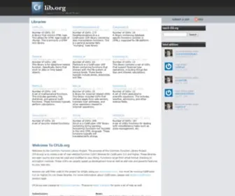 Cflib.org(Coldfusion) Screenshot