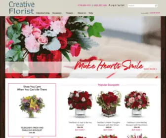 Cflowershop.com(Middle Village Florist) Screenshot