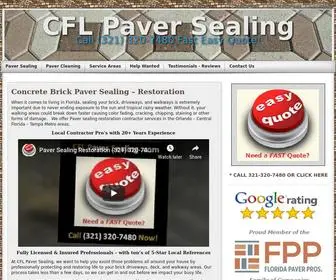 CFlpaversealing.com(Concrete Brick Paver Sealing) Screenshot