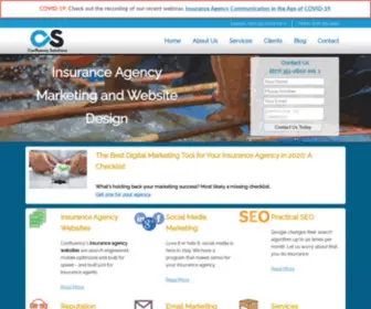 Cfluent.com(Best insurance websites and marketing) Screenshot