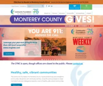 CFmco.org(Community Foundation for Monterey County) Screenshot