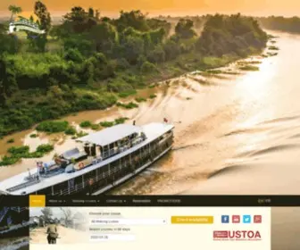 Cfmekong.com(Mekong River Cruises in Cambodia) Screenshot
