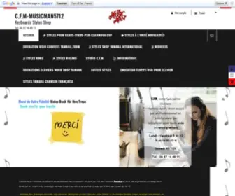 Cfmetzling.fr(Styles YAMAHA Tyros PSR S/SX CLAVINOVA Genos) Screenshot