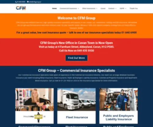 CFMgroup.ie(CFMgroup) Screenshot