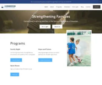 CFmhouston.org(Cornerstone Family Ministries) Screenshot