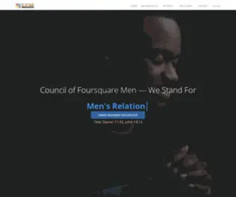 CFmnigeria.org(Council of Foursquare Men) Screenshot
