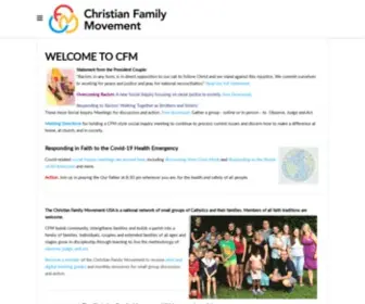 CFM.org(Christian Family Movement) Screenshot
