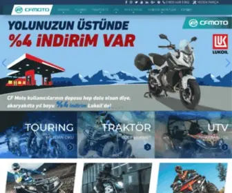 Cfmoto.com.tr(CFMOTO Türkiye) Screenshot