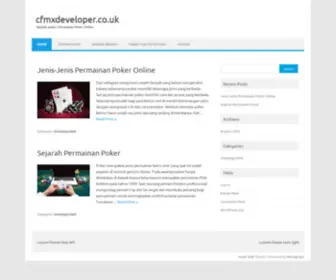 CFMxdeveloper.co.uk(CFMxdeveloper) Screenshot