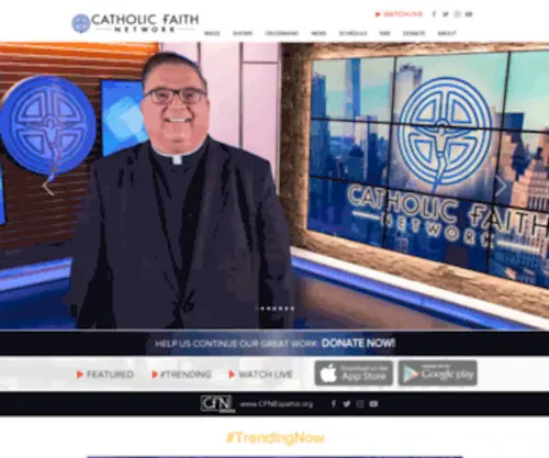CFNTV.org(The Catholic Faith Network (CFN)) Screenshot