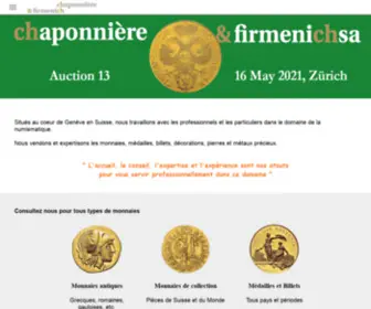 Cfnumis.com(Chaponnière) Screenshot
