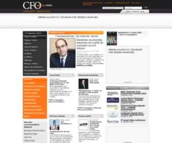 Cfoagenda.gr(CFO Agenda Online) Screenshot