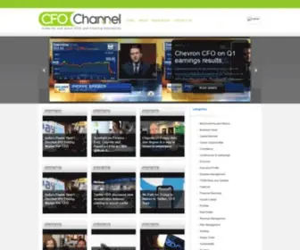 Cfochannel.com(Video for and about CFOs and Financial Executives CFOChannel) Screenshot