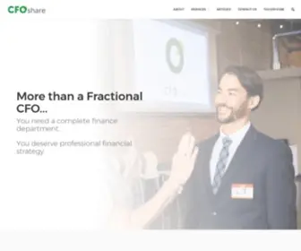 Cfoshare.org(Fractional CFOs) Screenshot
