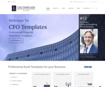 Cfotemplates.com(Professional Excel Templates for your Business) Screenshot