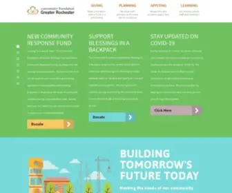 Cfound.org(Community Foundation of Greater Rochester) Screenshot