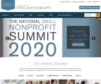CFP-DC.org(The Catalogue for Philanthropy) Screenshot