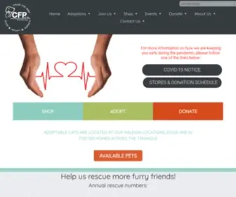 CFP-NC.org(Pet Adoption) Screenshot