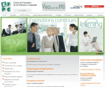 CFPC.net(Site officiel de l'Ordre des experts) Screenshot
