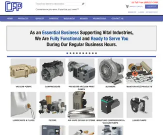 CFpfilters.com(Combined Fluid Products Company) Screenshot