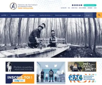 CFpmoulins.qc.ca(Centre de formation professionnelle des Moulins) Screenshot