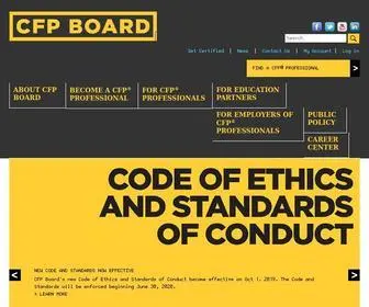 CFP.net(Certified Financial Planner Board of Standards) Screenshot
