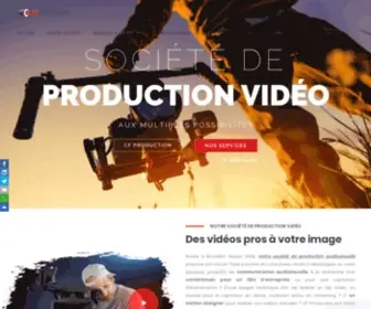 CFproduction.net(SOCIETE DE PRODUCTION AUDIOVISUELLE) Screenshot