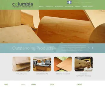 CFpwood.com(Columbia Forest Products) Screenshot