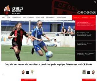 Cfreusdeportiu.com(Club de Futbol Reus Deportiu) Screenshot