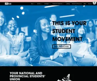 CFS-Fcee.ca(Canadian Federation of Students) Screenshot